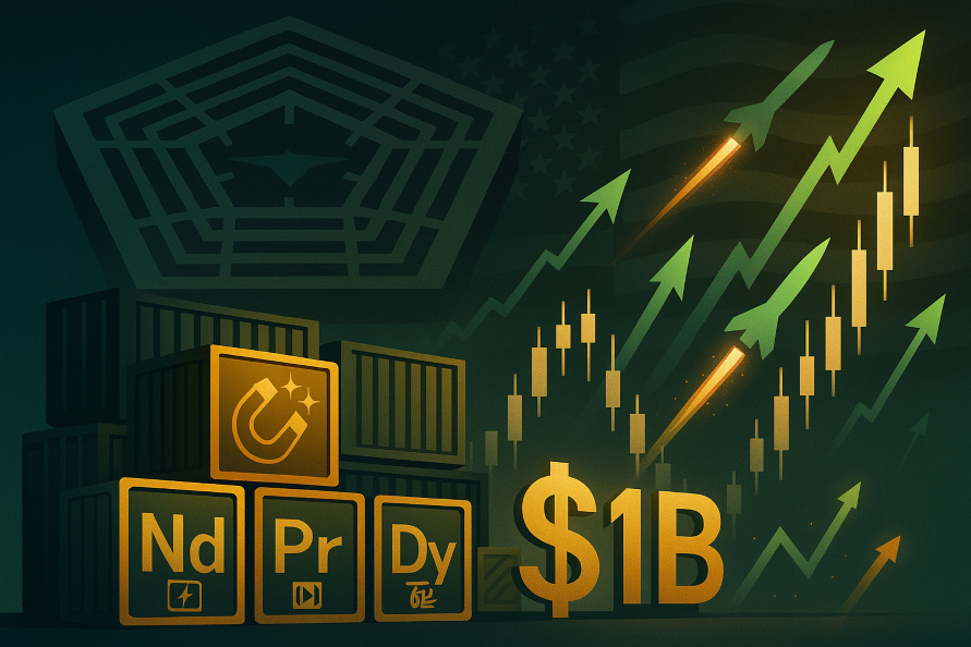 Pentagon’s $1B Critical-Minerals Plan Sends Rare-Earth Plays Flying - Article cover image